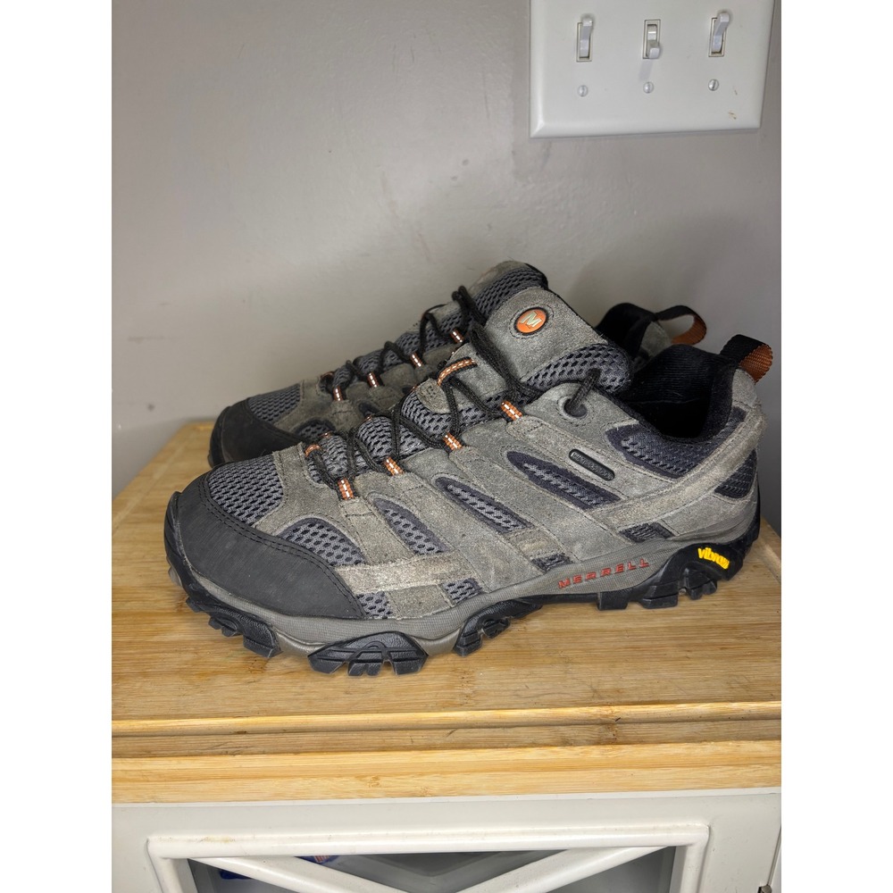 Merrell Moab 2 Waterproof Hiking Shoes Granite Grey Mens 9 Wide J06029W
